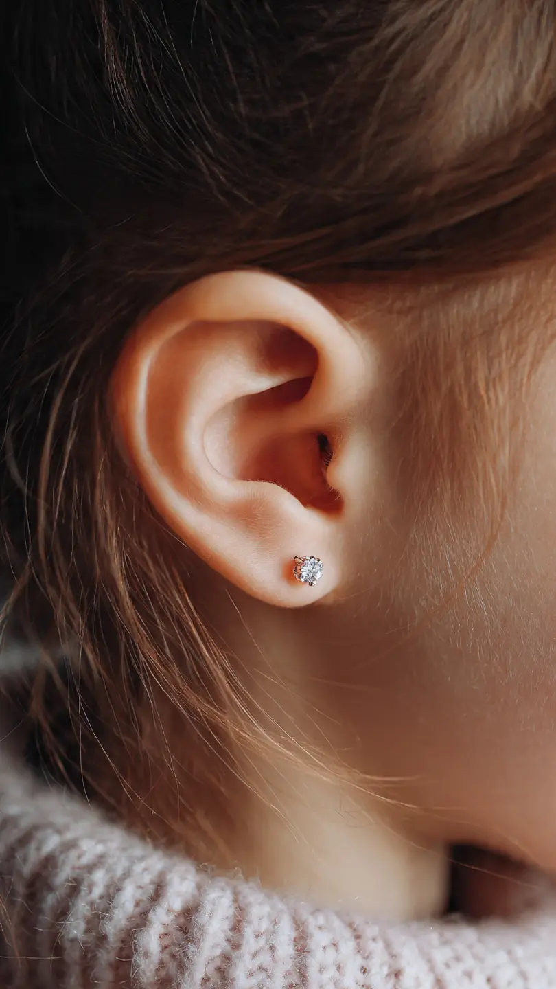 Jewelry for Girls: Complete Safety Guide for First Threaded Stud Earrings